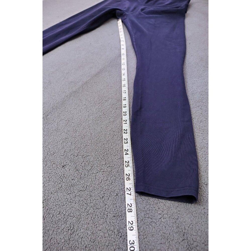 Pact Organic Cotton Leggings Women’s Size Large Blue Fitness Athleisure Running - Picture 4 of 5
